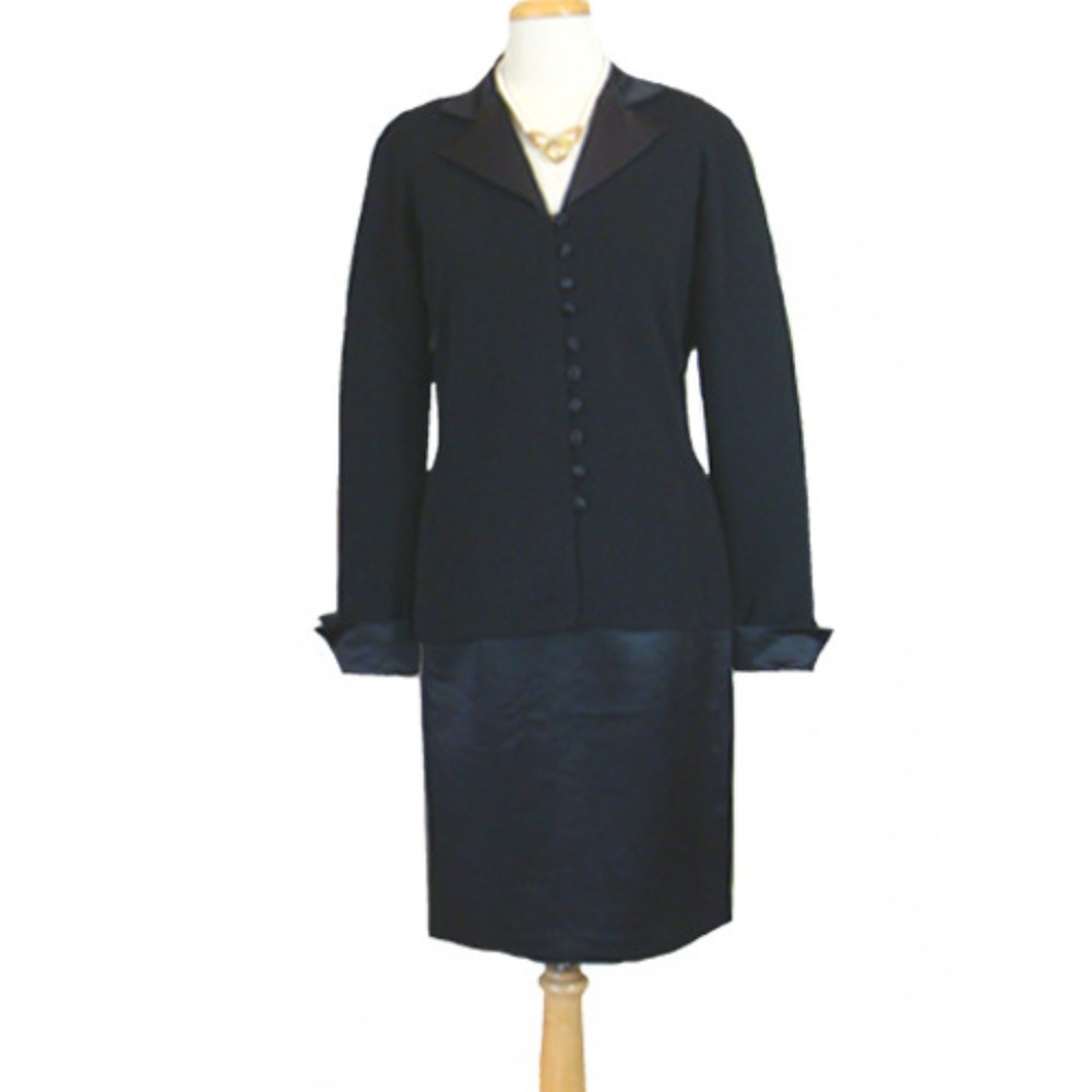 Adrienne Vittadini  Dress Suit $270  Vintage 80s